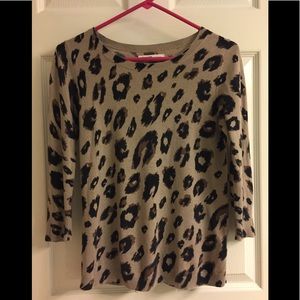 Old Navy leopard print sweater